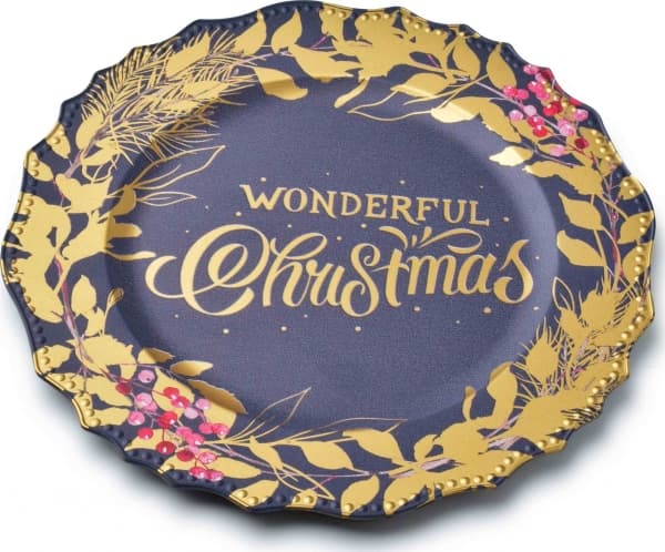 Mondex BLANCHE FESTIVE Underplate art. dekorative 33x33x2cm