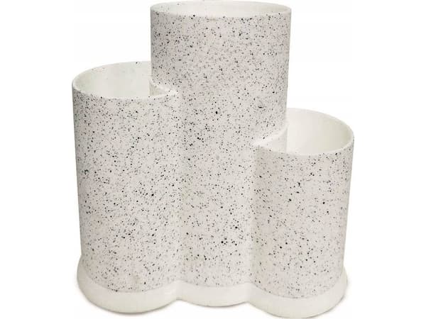 KRISBERG UNIVERSAL BLOCK KNIFE STAND 3in1 KRISBERG KS-2529 WHITE
