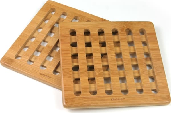 KingHoff SQUARE BAMBOO COASTS 20cm KINGHOFF [KH-1216]