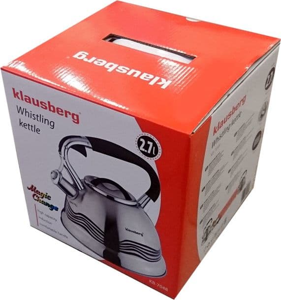 Klausberg Kettle STÅL INOX 3.0L KLAUSBERG [KB-7048]
