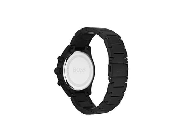 HUGO BOSS 7613272313599, Mies, Ruostumaton teräs, Musta