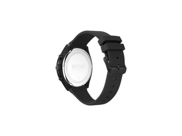HUGO BOSS 7613272354783, Mies, Ruostumaton teräs, Musta