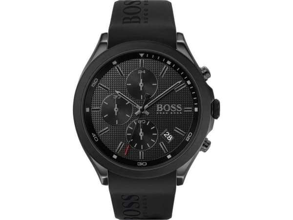HUGO BOSS 7613272354783, Mies, Ruostumaton teräs, Musta