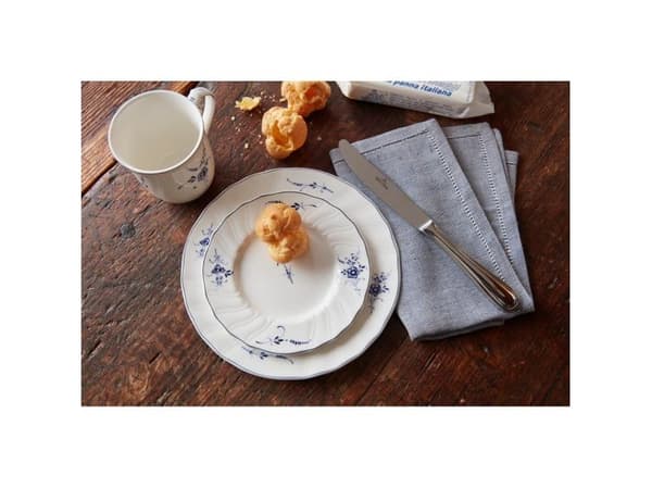 Villeroy & Boch 1023412620, Middagstallerken, Rund, Porselen, Blå, Hvit, Old Luxembourg, 26 cm