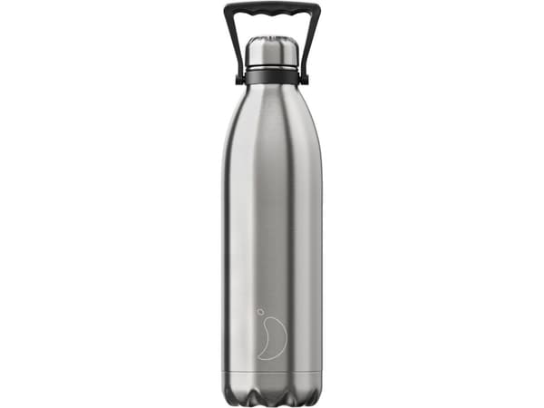 Chilly''s B1800SSSTL, 1800 ml, Daglig användning, Rostfritt stål, Rostfritt stål, 24 h, 12 h
