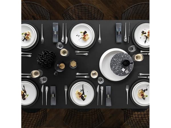 Villeroy & Boch New Moon, Frokosttallerken, Rund, Porselen, Hvit, 24 cm, 20 mm