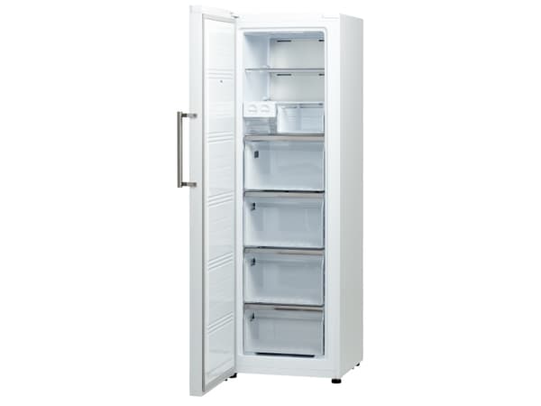Scandomestic SFS 352 W - Fryser - Stående - bredde: 59,5 cm - dybde: 71,5 cm - høyde: 185,5 cm - 274 liter - hvit