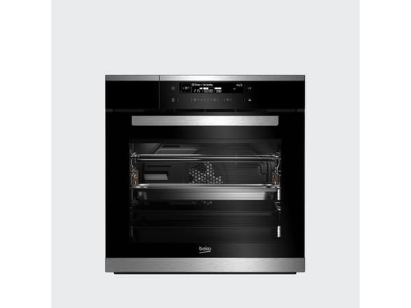 Beko BIDM15500XDS - Ovn - innebygd - fordypning - bredde: 56 cm - dybde: 55 cm - høyde: 59 cm - med selvrens - Klasse A+