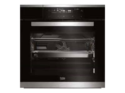 Beko BIDM15500XDS, Keskikokoinen, Sähköuuni, 71 L, 71 L, 50 - 310 °C, 310 °C musta, Ruostumaton teräs