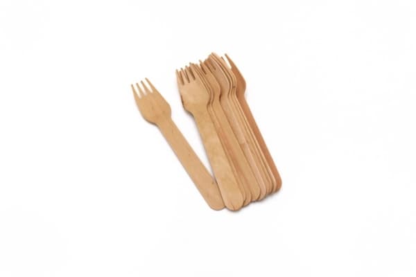 Okko Disposable Wooden Fork 10Pcs