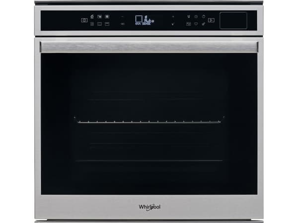 Whirlpool W6 OS4 4S1 P, Medium, Elektrisk ovn, 73 L, 3650 W, 73 L, Pyrolyse Rustfritt stål