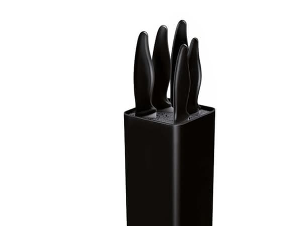 Smile Set of knives in the block Smile SNS-6 6-piece black