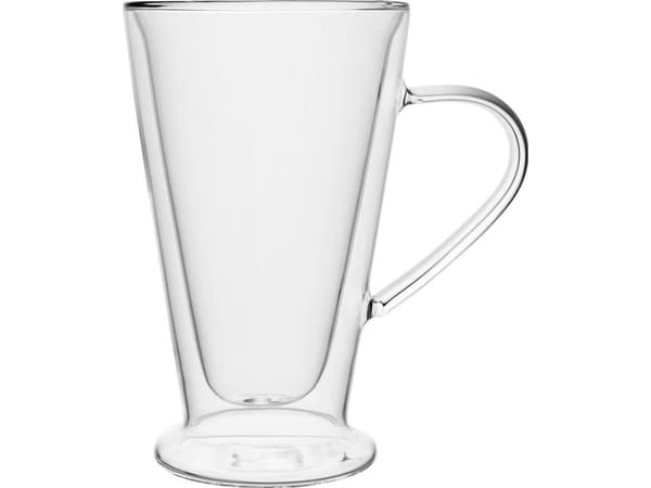Florina varer i Sosnowiec - Krus og glass Florina Termiske glass med håndtak, dobbel veggkjegle Florina Malachit 2 stk 400 ml () - Morelenet_10755179