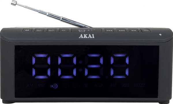 Aiwa klokkeradio Klokkeradio med AKAI ACRB-1000 trådløs lader
