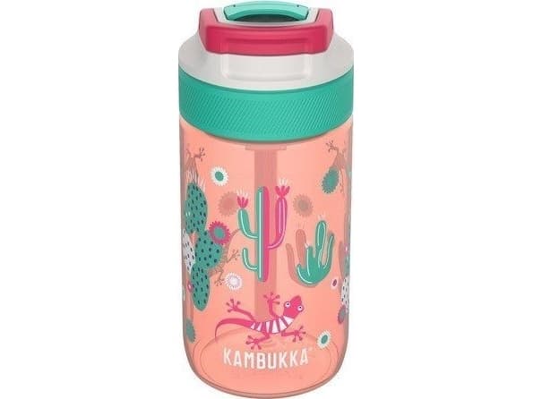 Uudelleenkäytettävä vesipullo Kambukka Lagoon 400ml Cactus Gekko