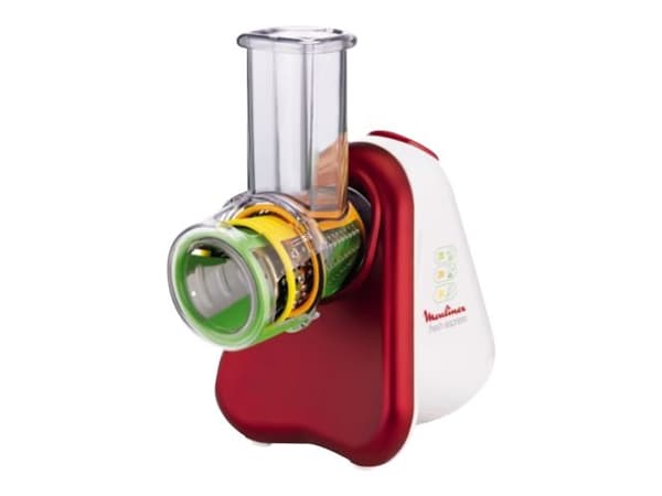 Moulinex Fresh Express DJ753510 3 in 1 - Elektrisk rasp - 200 W - rubinrød