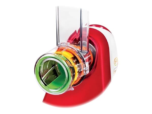 Moulinex Fresh Express DJ753510 3 in 1 - Elektrisk rasp - 200 W - rubinrød