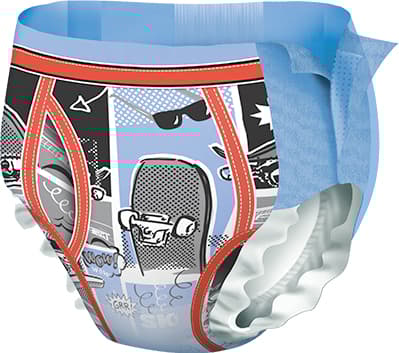 Huggies DryNites Pyjama Pants, Pojke, Byxblöja, 27 kg, 57 kg, Multifärg, Kardborreband