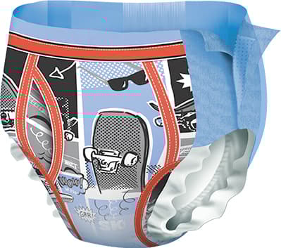Huggies DryNites Pyjama Pants, Pojke, Byxblöja, 27 kg, 57 kg, Multifärg, Kardborreband
