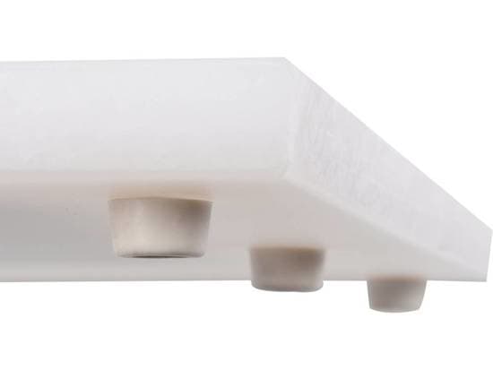 Yato YG-02160, Rektangulær, Polyethylen, Hvit, Monokromatisk, 350 mm, 250 mm