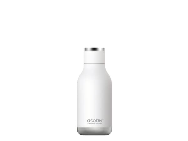 Asobu Urban, 460 ml, Daglig bruk, Turgåing, Idretter, Hvit, Rustfritt stål, Voksen, Mann/kvinne