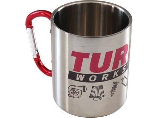 TurboWorks metallmugg 300 ml silver TurboWorks