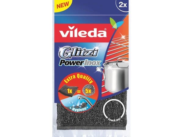 Vileda 141656, Stoff, Rustfritt stål, Grå, Rustfritt stål, Tyskland, CE, WEEE, 115 mm, 20 mm