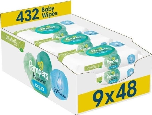 Harmonie Plastic-Free 9x48 våtservetter