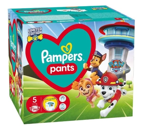 Pampers Baby-Dry 5 bleier, 12-17 kg, 66 stk.