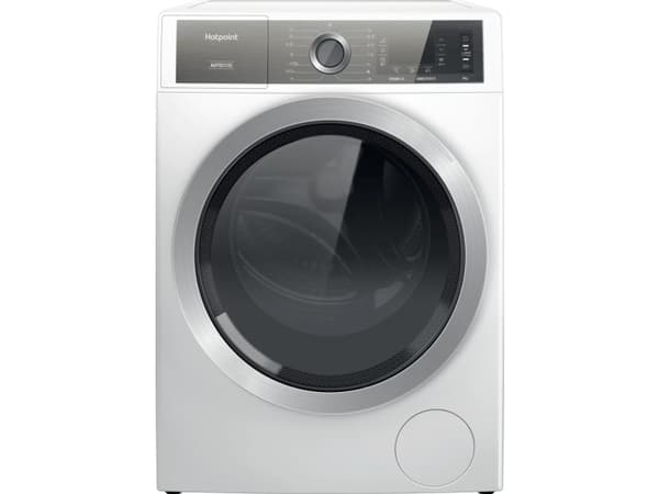 Hotpoint H8 W946WB EU, Frontmatet, 9 kg, B, 71 dB, 1400 RPM, A Hvit