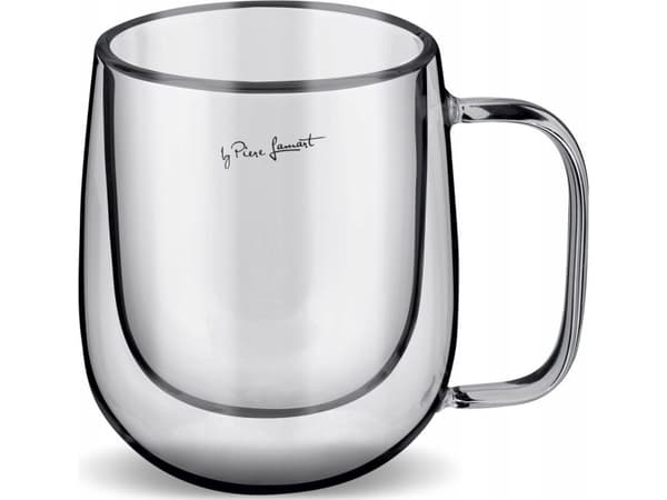 Lamart LT 9034 250 ML VASO-glas, 2 förpackningar (MED HANDTAG)
