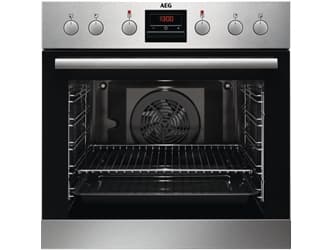 AEG EES33101ZM, Medium, Elektrisk ovn, 72 l, 72 l, 50 - 275 °C, 1700 W Sort, Rustfritt stål
