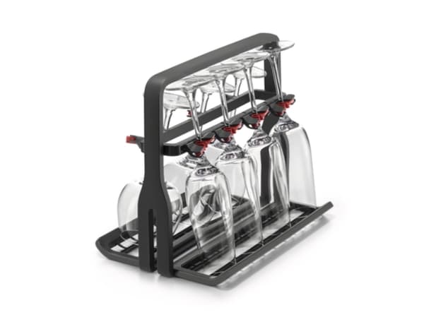 AEG A9SZGB01, Kopp- och vinglaskorg, AEG, Grå, 330 mm, 50 mm, 260 mm