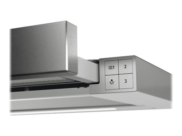 AEG DPS3640AM - Kåpa - teleskopisk - bredd: 59.8 cm - djup: 30 cm - utsug och återcirkulering (med extra återcirkuleringssats) - grå