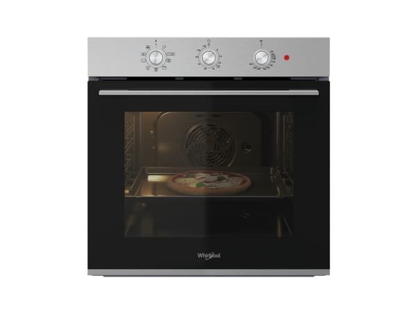 Whirlpool OMK38HU0X, Keskikokoinen, Sähköuuni, 71 L, 71 L, Pakotettu tuuletin, 1500 W