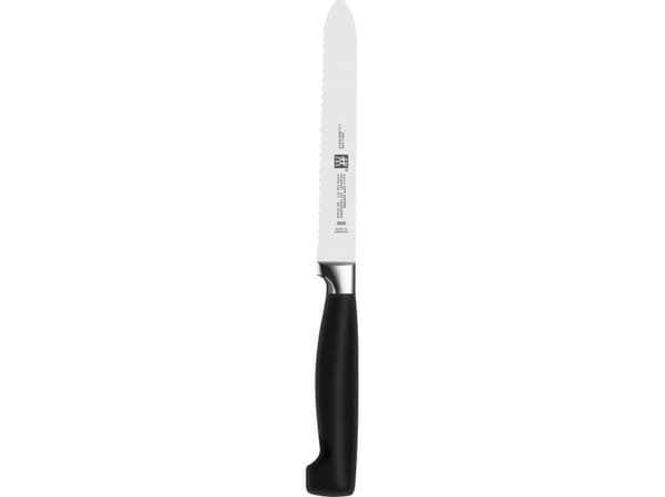 ZWILLING 35068-002-0, Kniv / Skjærer blokk sett, Rustfritt stål, Plast, Bamboo, Rustfritt stål, Sort