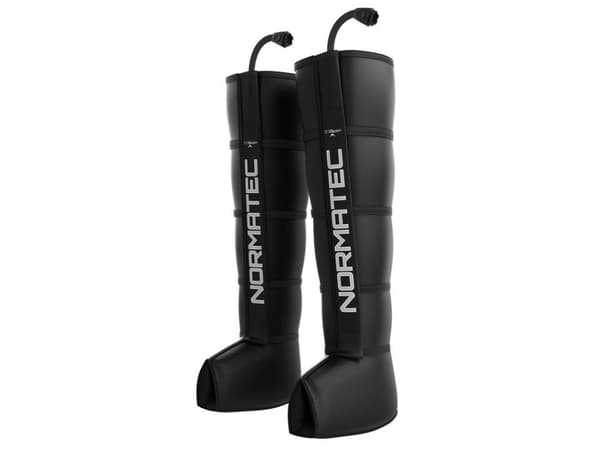 HyperIce Normatec 2.0 Leg Attachment Pair - Black/Tall, Compression massage, Foot, Legs, Black, Battery, 2 pc(s)