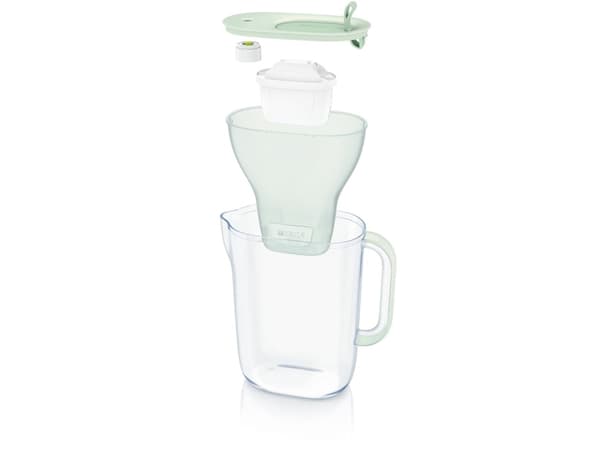 Brita 1051367, Vattenfilterflaska, 2,4 l, Grön, Transparent