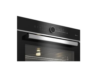 Beko BBIM13400XPSW, Medium, 72 l, 72 l, Pyrolytisk, Innebygget, Sort, Rustfritt stål