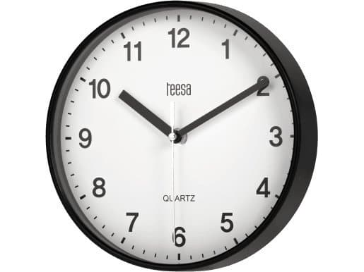 Teesa Väggklocka 20 cm svart