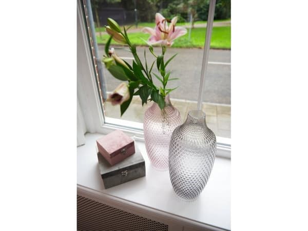 LEONARDO Poesia, Flaskformad vas, Glas, Rosa, Bord, inomhus, 300 mm