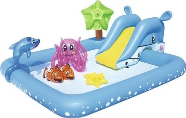 Bestway 53052, Oppblåsbart basseng, 308 l, Figur 8, 2 år, Vinyl, Flerfarget