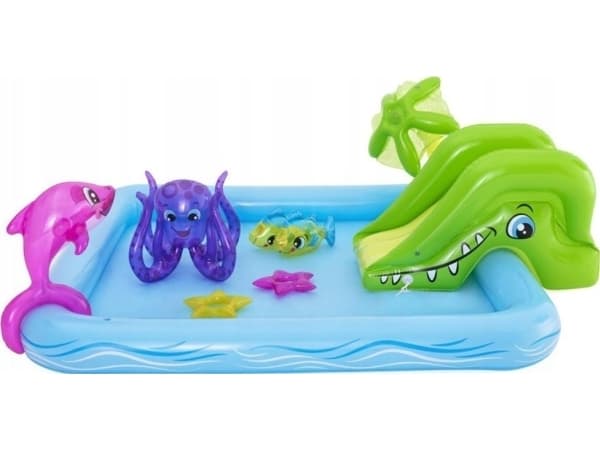 Bestway 53052, Oppblåsbart basseng, 308 l, Figur 8, 2 år, Vinyl, Flerfarget