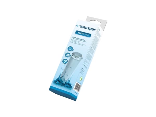 Wessper AquaClaro - vedensuodatin AEG, Bosch, Krups, Neff, Siemens kahvinkeittimiin (ruuvikiinnitteinen)
