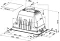 Miniatyrbild 3 av 5: FABER S.p.A. Inka Plus HC X A52, 580 m³/h, Frånluft/recirkulerande, C, D, C, 70 dB