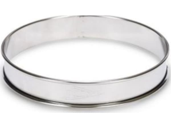 Patisse flanellring 14 cm, rustfritt stål, sølv