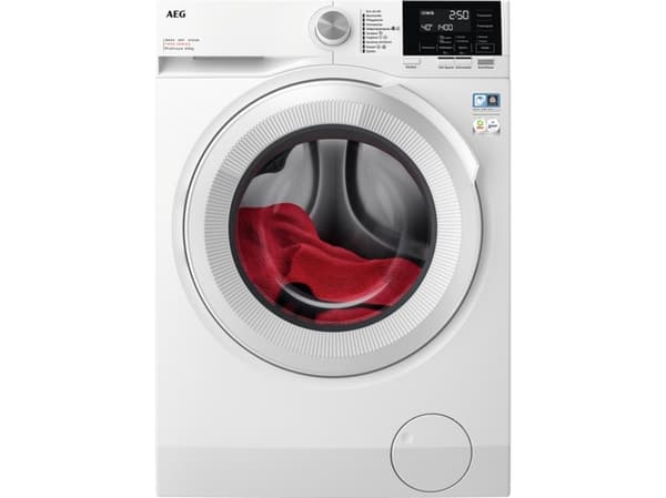 AEG Series 7000 LWR7G60690, Edestä täytettävä, Vapaasti seisova, Valkoinen, Vasen, Valkoinen, Valkoinen Valkoinen