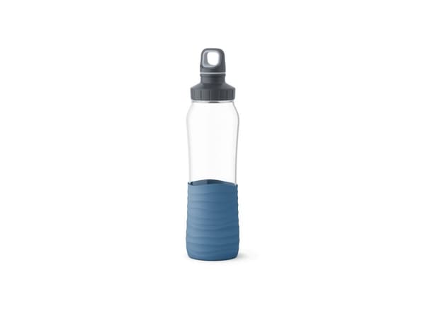 EMSA KW DRINK2GO N31002, 700 ml, Daglig bruk, Blå, Gjennomsiktig, Glass, Skrulokk, Polypropylen (PP)