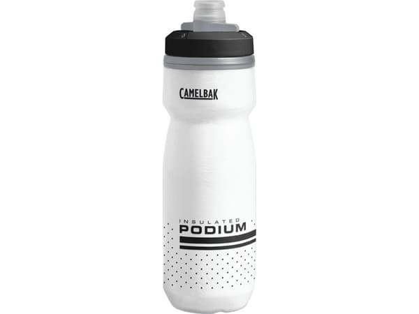 CamelBak Podium Chill, 620 ml, Sykkel, Sport, Svart, Hvit, Polypropylen (PP), Silikon, Twist