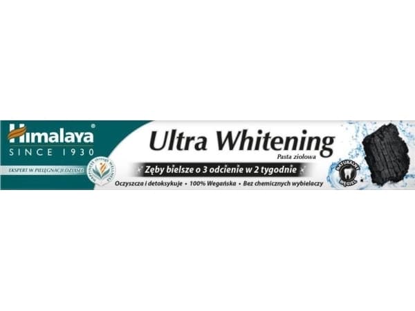 HIMALAYA_Ultra Whitening kasviperäinen valkaiseva hammastahna 75ml